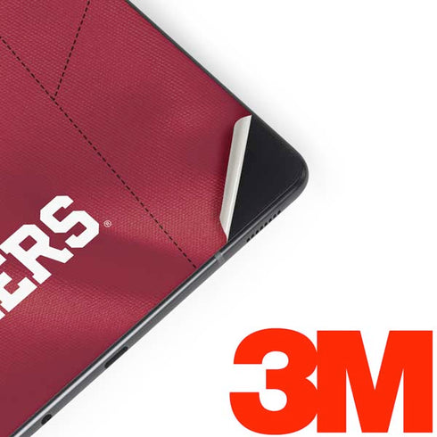 University of Oklahoma Red Jersey Samsung Galaxy Tab Skin