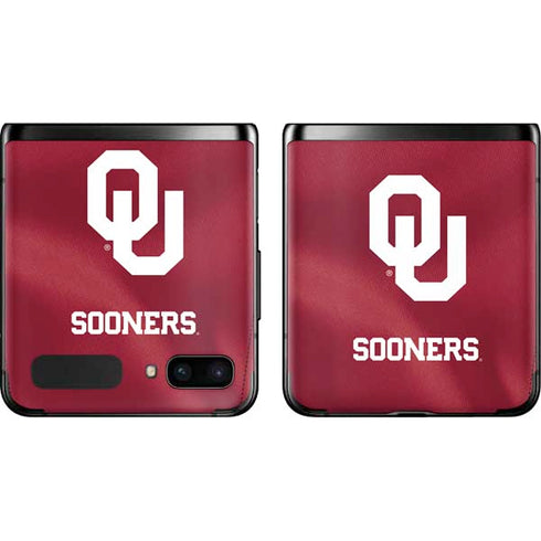 University of Oklahoma Red Jersey Galaxy Z Flip Skin