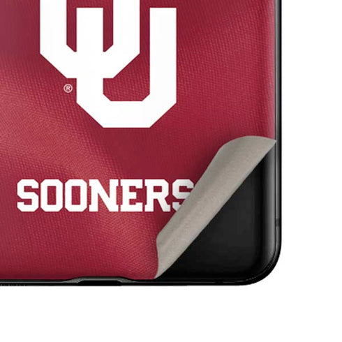 University of Oklahoma Red Jersey Galaxy Z Flip Skin