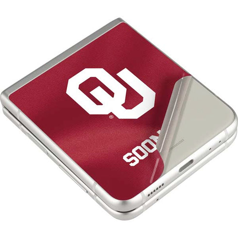 University of Oklahoma Red Jersey Galaxy Z Flip3 5G Skin