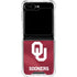 University of Oklahoma Red Jersey Galaxy Z Flip5 5G Clear Case