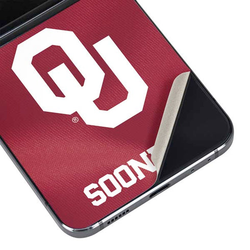 University of Oklahoma Red Jersey Galaxy Z Flip5 5G Skin