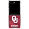 University of Oklahoma Red Jersey Galaxy Z Flip6 Clear Case