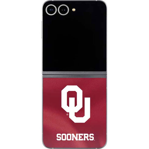 University of Oklahoma Red Jersey Galaxy Z Flip6 Skin