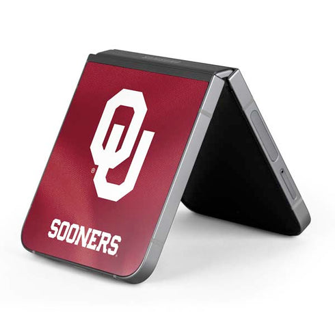 University of Oklahoma Red Jersey Galaxy Z Flip6 Skin