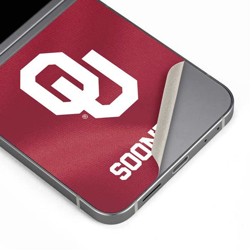 University of Oklahoma Red Jersey Galaxy Z Flip6 Skin