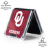 University of Oklahoma Red Jersey Galaxy Z Flip7 Clear Case