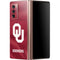University of Oklahoma Red Jersey Galaxy Z Fold2 5G Skin