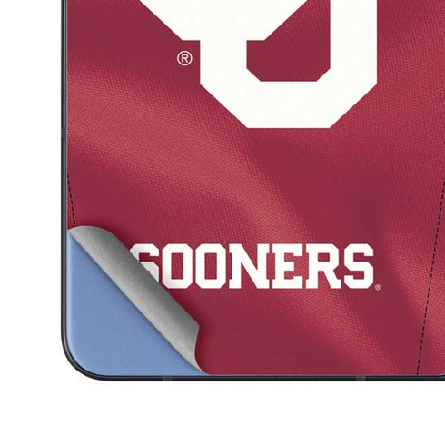 University of Oklahoma Red Jersey Galaxy Z Fold5 5G Skin
