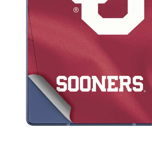 University of Oklahoma Red Jersey Galaxy Z Fold6 Skin
