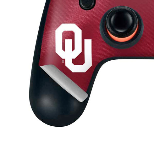 University of Oklahoma Red Jersey Google Stadia Controller Skin