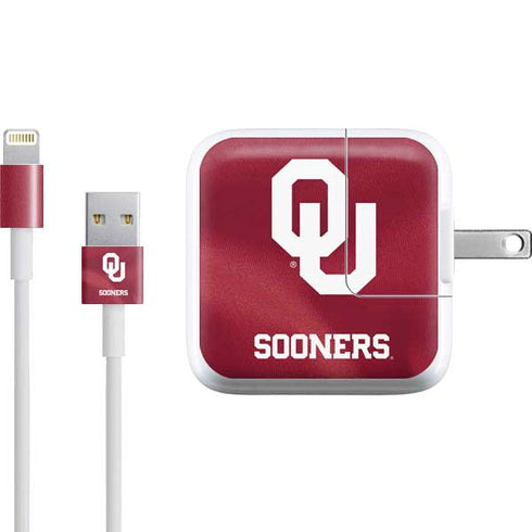 University of Oklahoma Red Jersey iPad Charger (10W USB) Skin