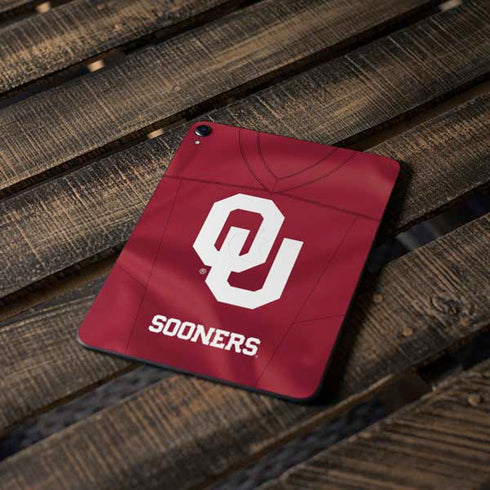 University of Oklahoma Red Jersey Apple iPad Pro Skin