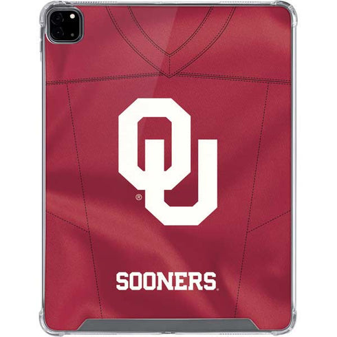 University of Oklahoma Red Jersey iPad Pro 12.9in (2020) Clear Case