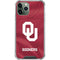 University of Oklahoma Red Jersey iPhone 11 Pro Max Clear Case