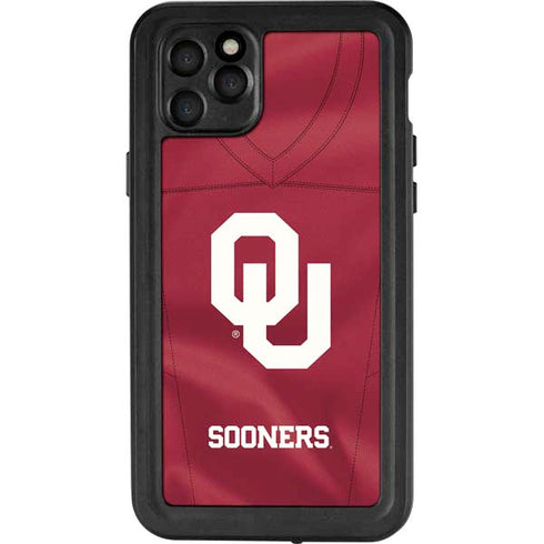 University of Oklahoma Red Jersey iPhone 11 Pro Max Waterproof Case