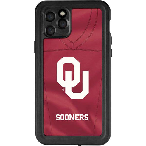 University of Oklahoma Red Jersey iPhone 11 Pro Waterproof Case