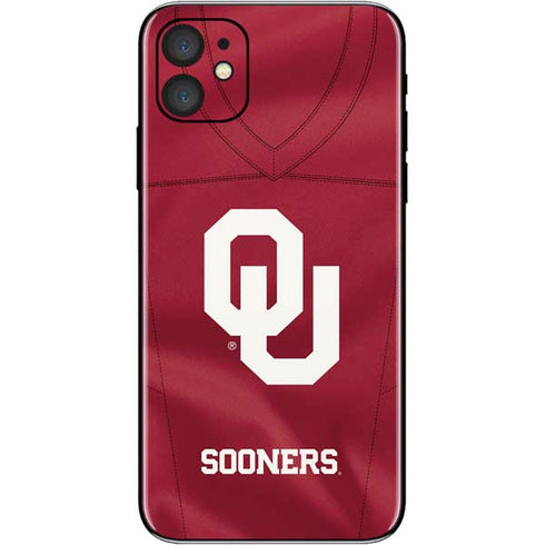 University of Oklahoma Red Jersey iPhone 11 Skin