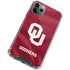 University of Oklahoma Red Jersey iPhone 12 Pro Max Clear Case