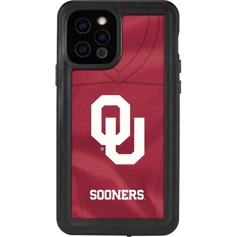 University of Oklahoma Red Jersey iPhone 12 Pro Waterproof Case