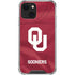 University of Oklahoma Red Jersey iPhone 13 Mini Clear Case