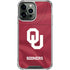 University of Oklahoma Red Jersey iPhone 13 Pro Max Clear Case