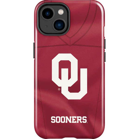 University of Oklahoma Red Jersey iPhone 14 Plus Impact Case