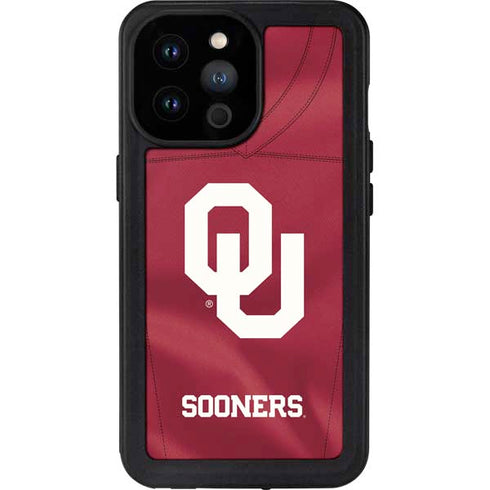 University of Oklahoma Red Jersey iPhone 14 Pro Max Waterproof Case