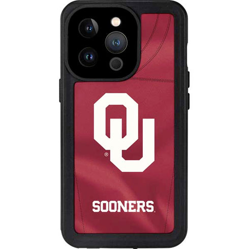 University of Oklahoma Red Jersey iPhone 14 Pro Waterproof Case