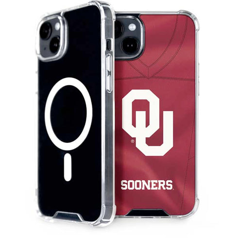 University of Oklahoma Red Jersey iPhone 15 MagSafe Case