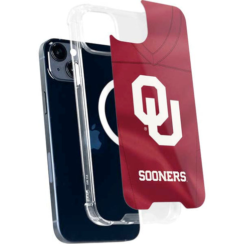 University of Oklahoma Red Jersey iPhone 15 MagSafe Case