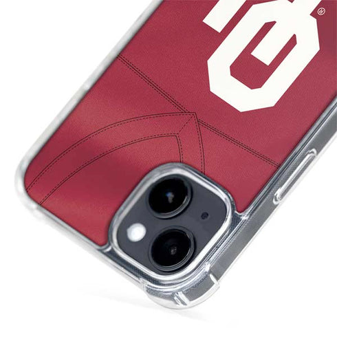 University of Oklahoma Red Jersey iPhone 15 MagSafe Case