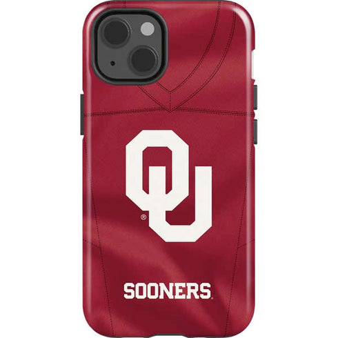 University of Oklahoma Red Jersey iPhone 15 Plus Impact Case