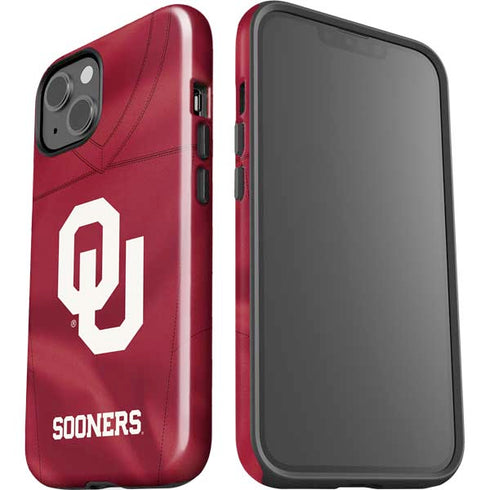 University of Oklahoma Red Jersey iPhone 15 Plus Impact Case