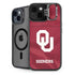 University of Oklahoma Red Jersey iPhone 15 Plus Kickstand Case