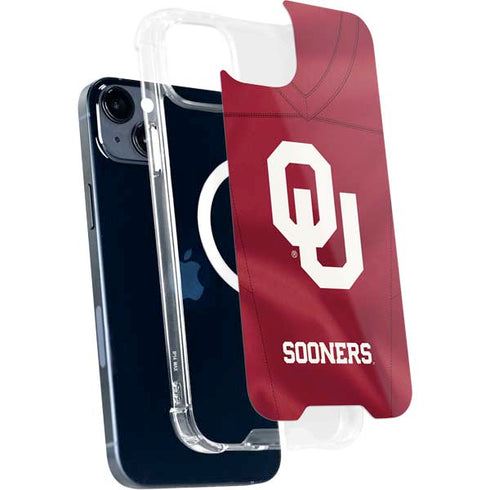 University of Oklahoma Red Jersey iPhone 15 Plus MagSafe Case