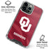 University of Oklahoma Red Jersey iPhone 15 Pro Clear Case
