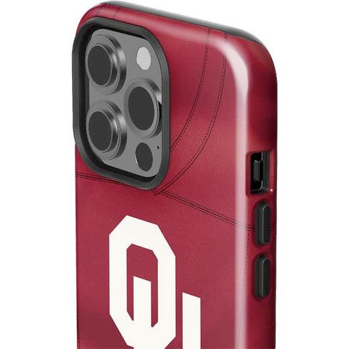 University of Oklahoma Red Jersey iPhone 15 Pro Impact Case