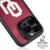 University of Oklahoma Red Jersey iPhone 15 Pro Kickstand Case