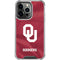 University of Oklahoma Red Jersey iPhone 15 Pro Max Clear Case