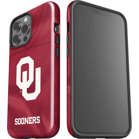 University of Oklahoma Red Jersey iPhone 15 Pro Max Impact Case