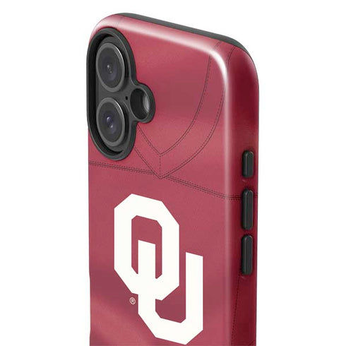University of Oklahoma Red Jersey iPhone 16 Impact Case