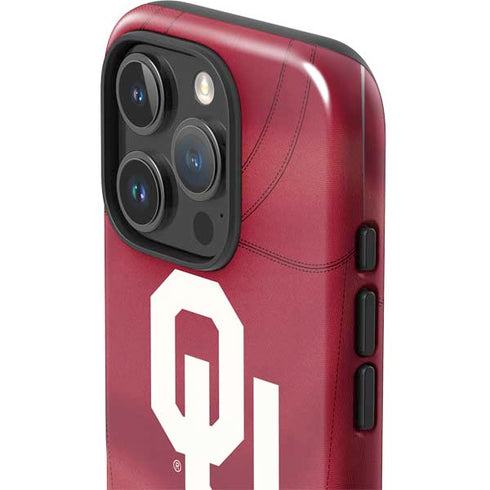 University of Oklahoma Red Jersey iPhone 16 Pro Impact Case