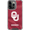 University of Oklahoma Red Jersey iPhone 16 Pro Max Clear Case