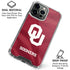 University of Oklahoma Red Jersey iPhone 16 Pro Max Clear Case