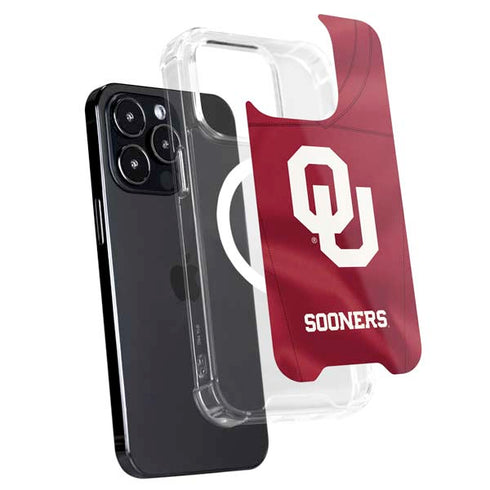 University of Oklahoma Red Jersey iPhone 16 Pro Max MagSafe Case
