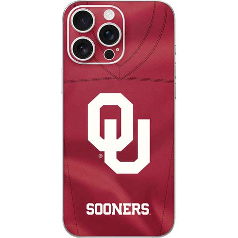 University of Oklahoma Red Jersey iPhone 16 Pro Max Skin