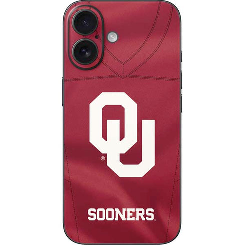 University of Oklahoma Red Jersey iPhone 16 Skin