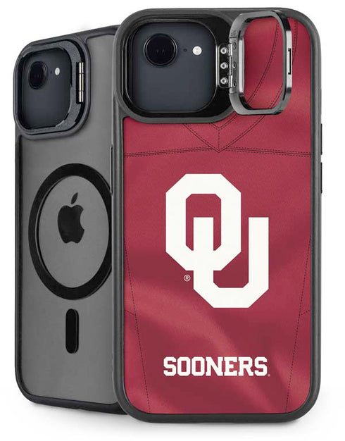 University of Oklahoma Red Jersey iPhone 16e Kickstand Case