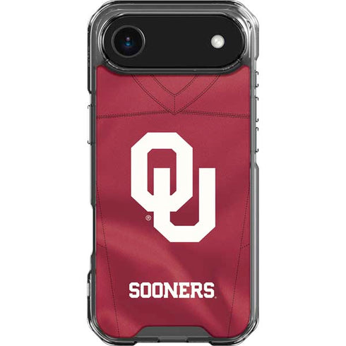University of Oklahoma Red Jersey iPhone 17 Air Clear Case